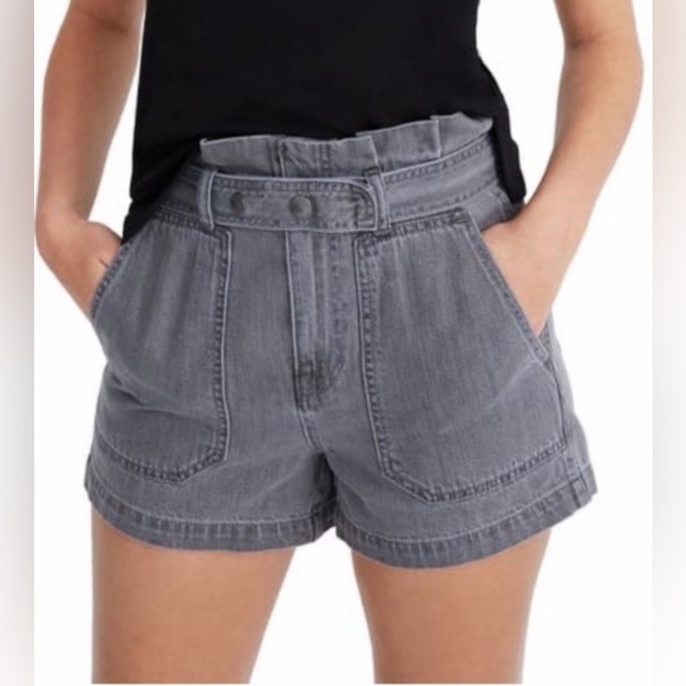 Madewell Charcoal High-Waisted Women's Shorts